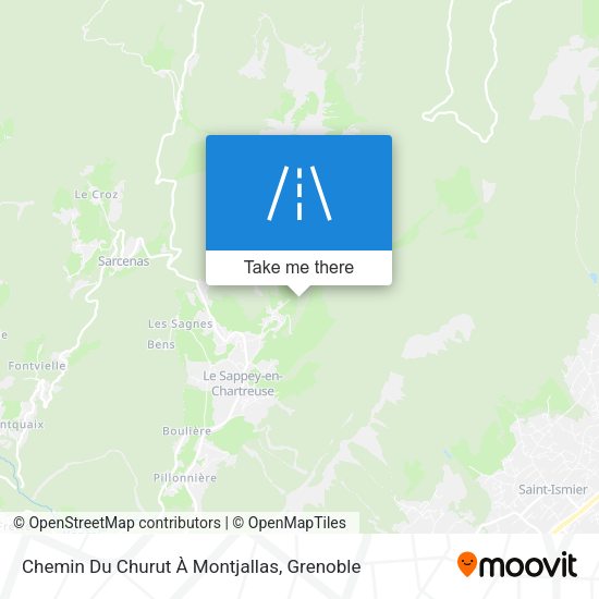 Chemin Du Churut À Montjallas map