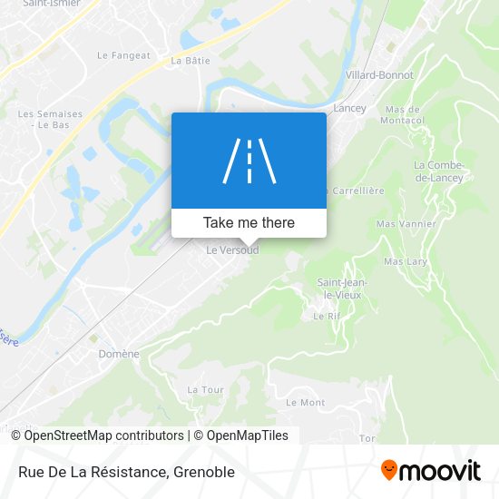 Rue De La Résistance map