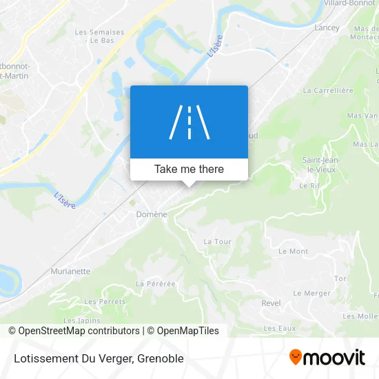 Lotissement Du Verger map