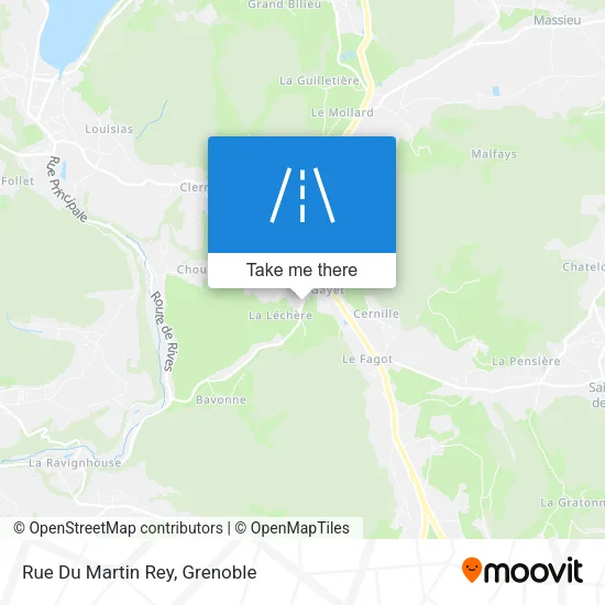 Rue Du Martin Rey map