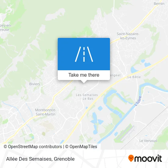 Allée Des Semaises map