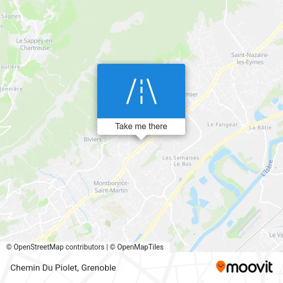 Chemin Du Piolet map