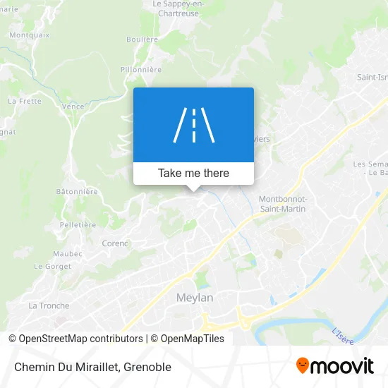 Chemin Du Miraillet map