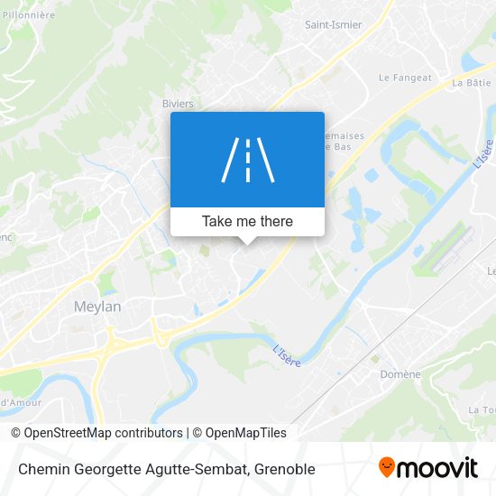 Chemin Georgette Agutte-Sembat map