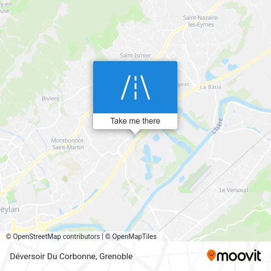 Déversoir Du Corbonne map