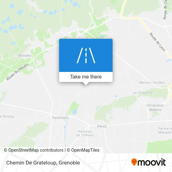 Chemin De Grateloup map