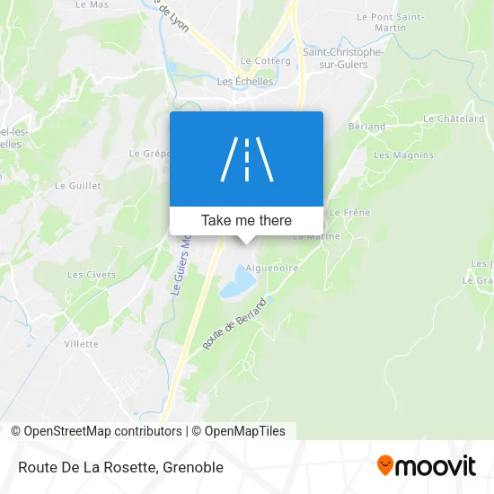 Route De La Rosette map