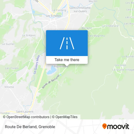 Route De Berland map