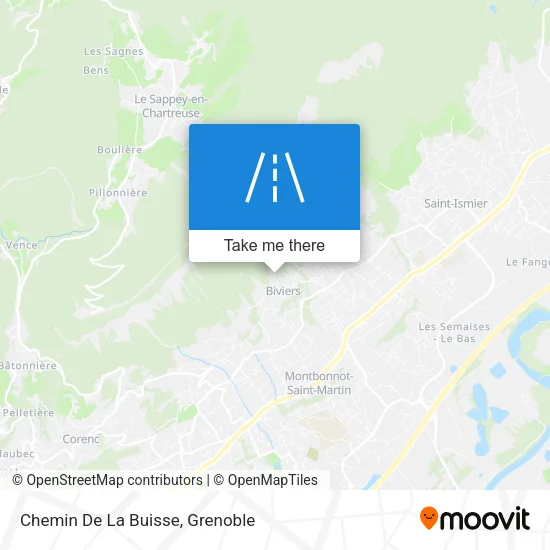 Chemin De La Buisse map