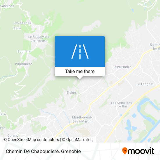 Chemin De Chaboudière map