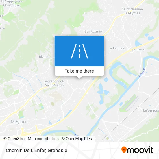 Chemin De L'Enfer map