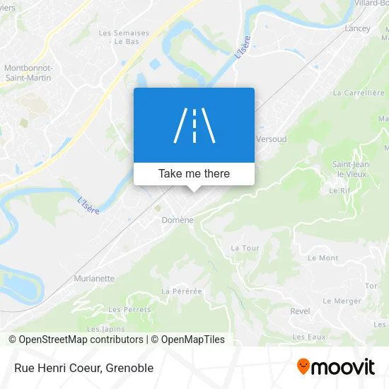 Rue Henri Coeur map