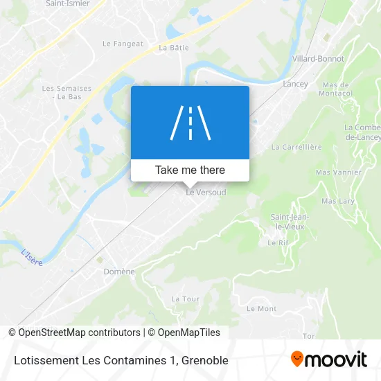 Lotissement Les Contamines 1 map