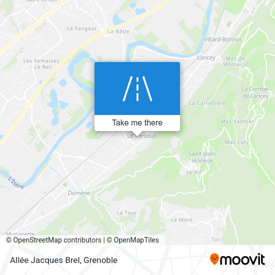 Allée Jacques Brel map