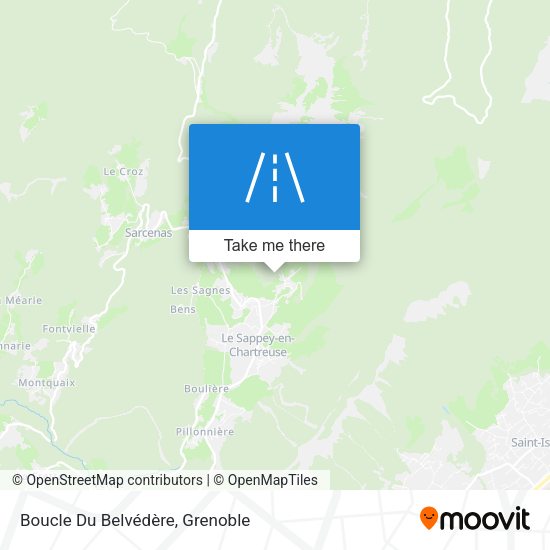 Boucle Du Belvédère map