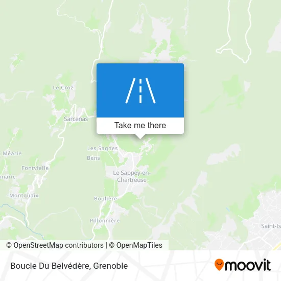 Boucle Du Belvédère map
