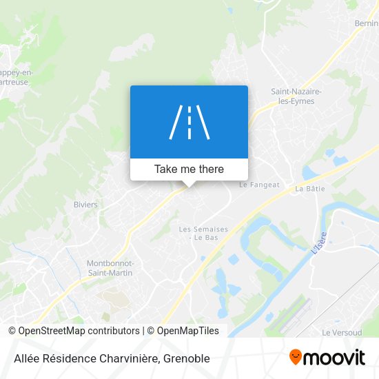 Allée Résidence Charvinière map