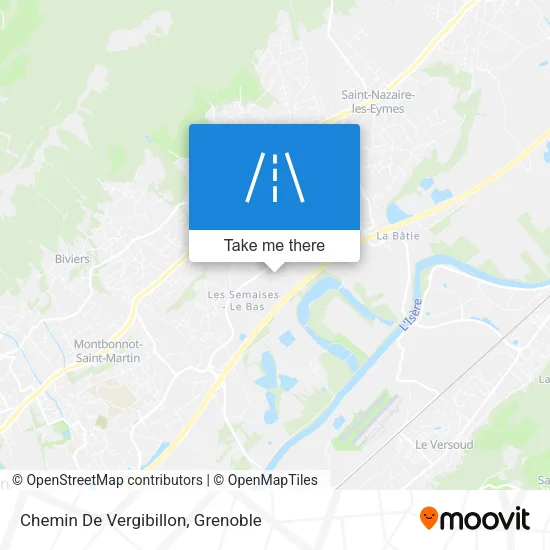 Chemin De Vergibillon map