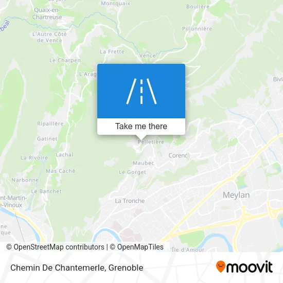 Chemin De Chantemerle map