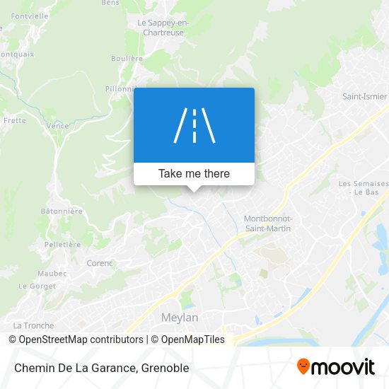 Chemin De La Garance map