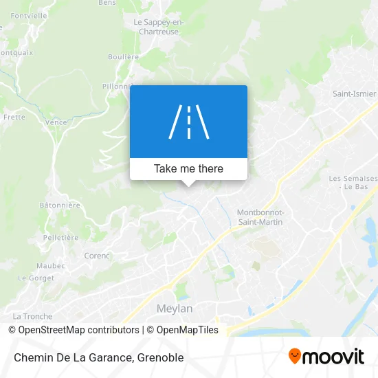 Chemin De La Garance map