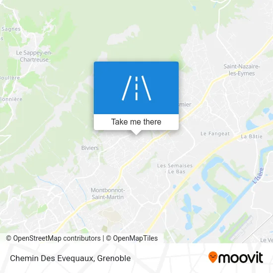 Chemin Des Evequaux map