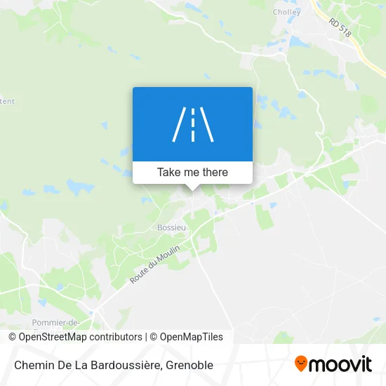 Chemin De La Bardoussière map