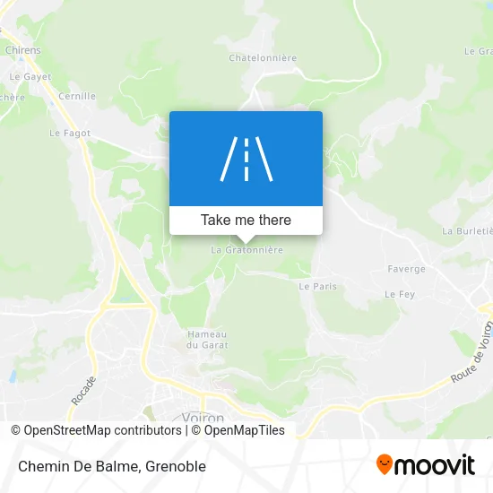 Chemin De Balme map