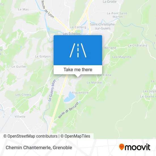 Chemin Chantemerle map