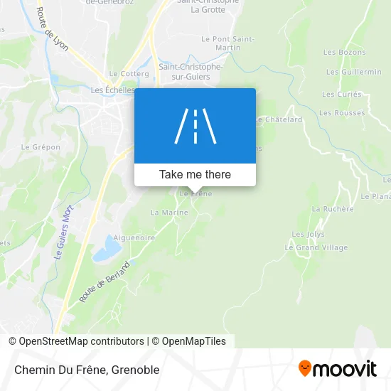 Chemin Du Frêne map