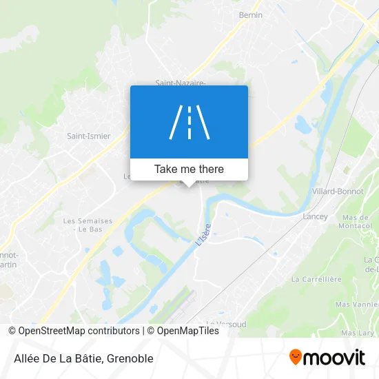 Allée De La Bâtie map