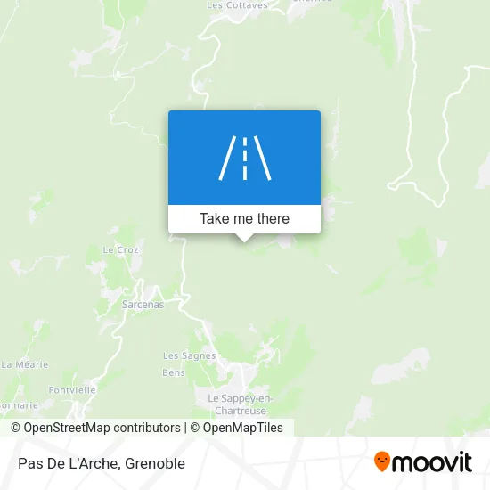 Pas De L'Arche map