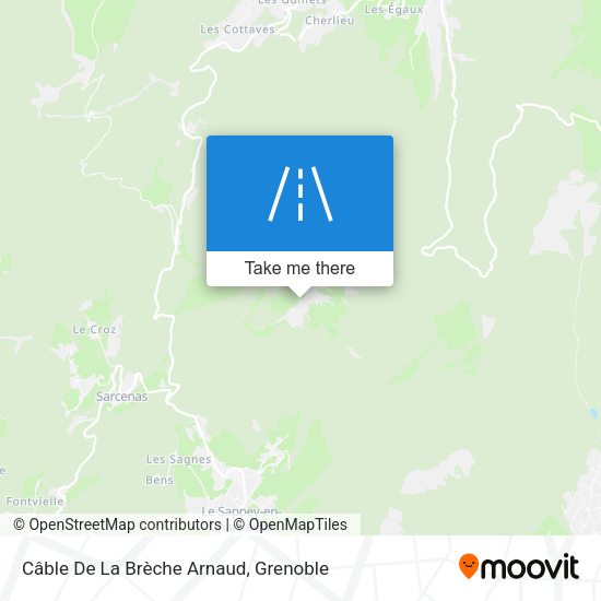 Câble De La Brèche Arnaud map