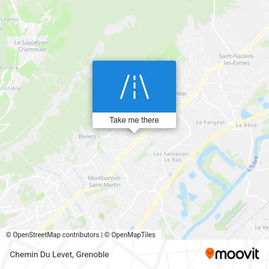 Chemin Du Levet map