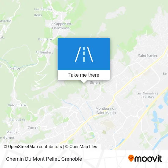 Chemin Du Mont Pellet map