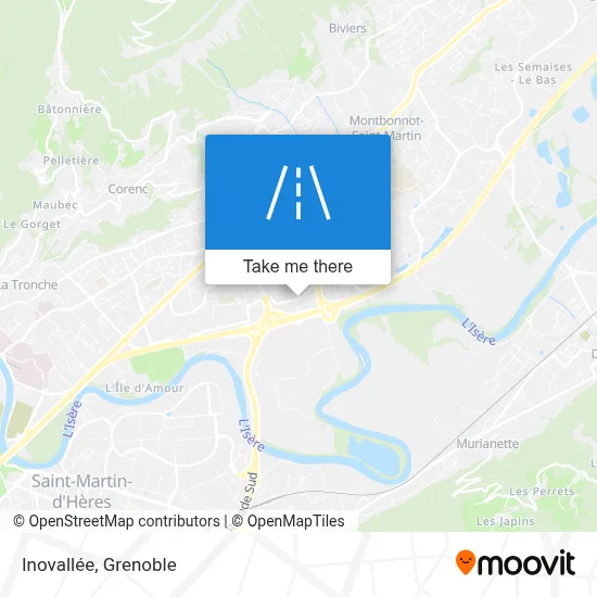 Inovallée map
