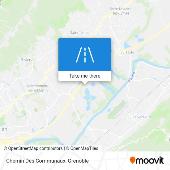 Chemin Des Communaux map