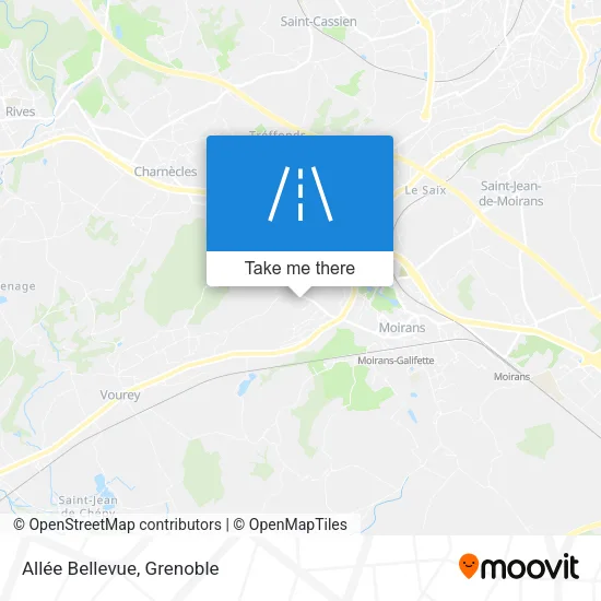 Allée Bellevue map