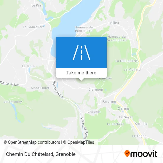 Chemin Du Châtelard map