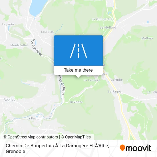 Chemin De Bonpertuis À La Garangère Et À'Albé map