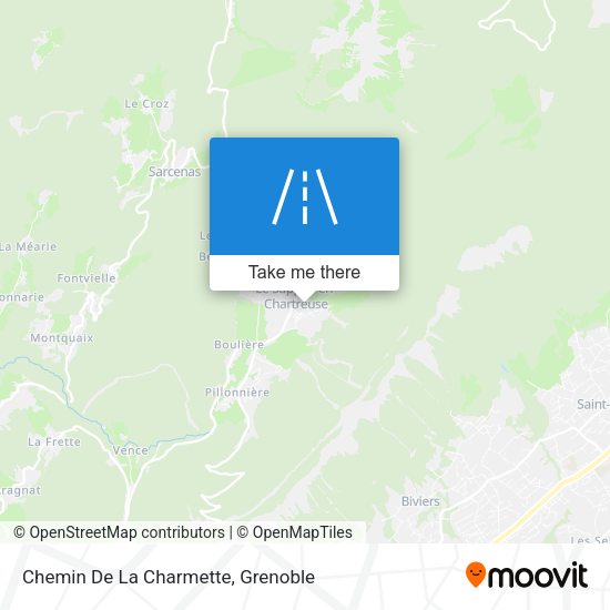 Chemin De La Charmette map
