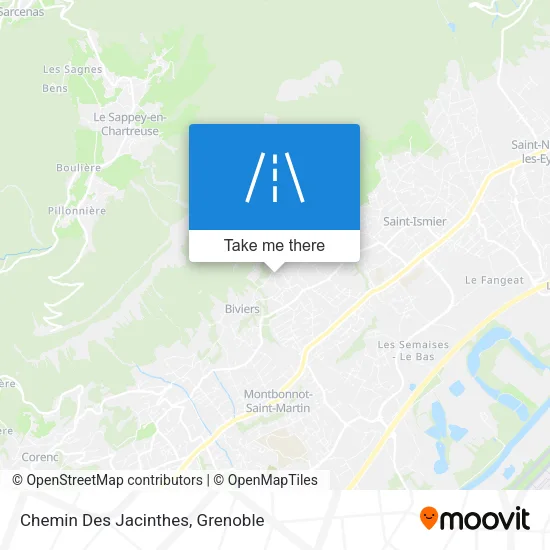 Chemin Des Jacinthes map