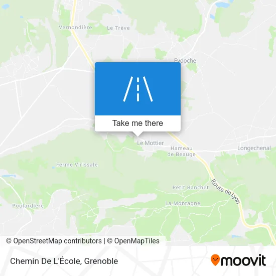 Chemin De L'École map