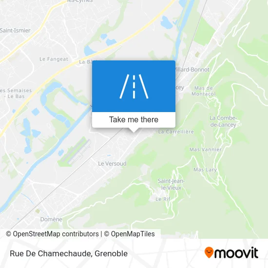 Rue De Chamechaude map