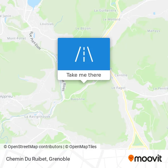 Chemin Du Ruibet map