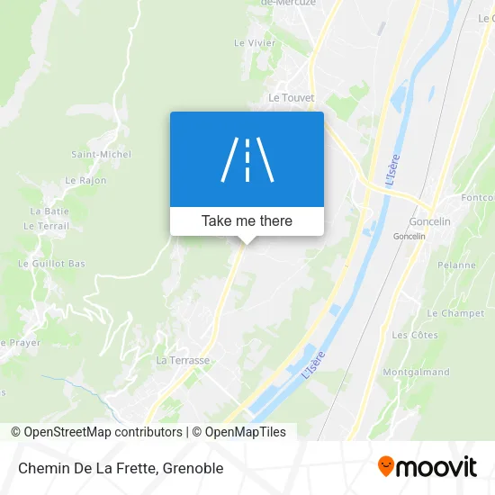 Chemin De La Frette map