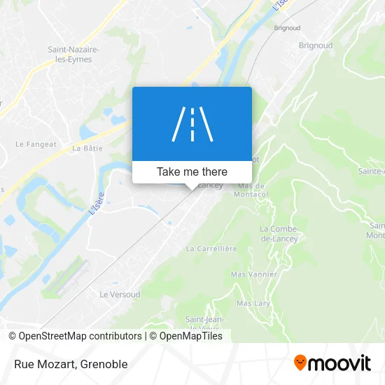 Rue Mozart map