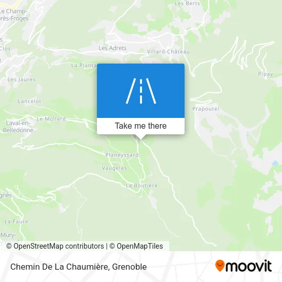Chemin De La Chaumière map