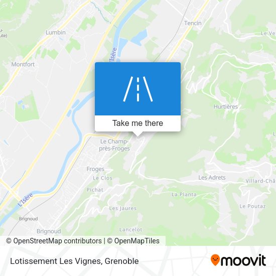 Lotissement Les Vignes map
