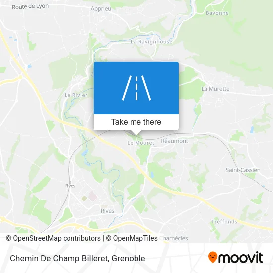 Chemin De Champ Billeret map